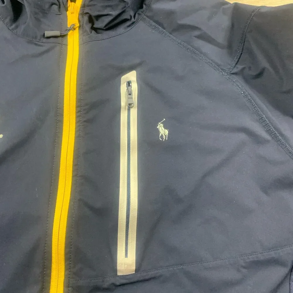 Polo Ralph US Open Lauren Wind Breaker Navy & Yellow  Size XXL Men’s - Picture 2 of 9